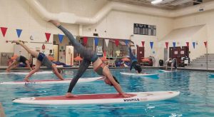 Pool paddleboard yoga portland maine