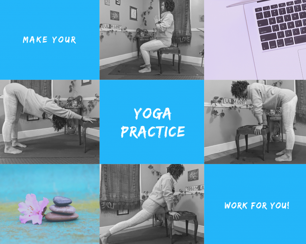 Modifications for a home yoga practice