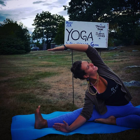 Outdoor Yoga in Portland Maine