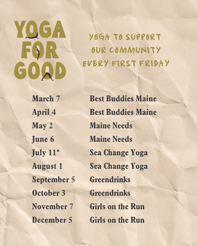 Yoga for Good Non-Profits 2025